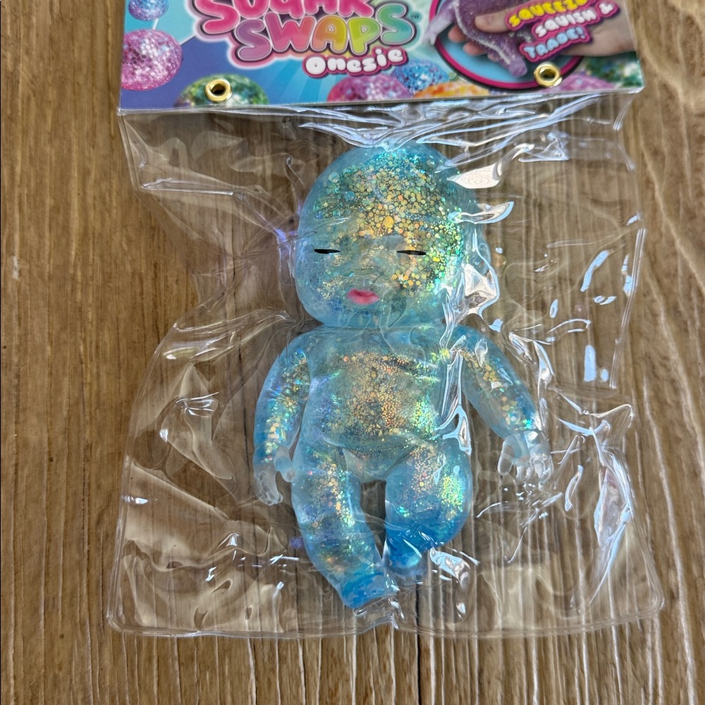 NEW Sugar Swaps Baby Squishy Giant Baby Squeeze Toy In Blue 5in